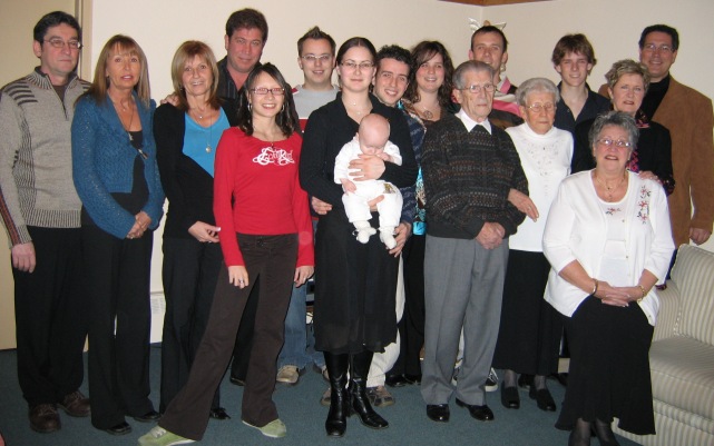 Famille de quatre g�n�rations